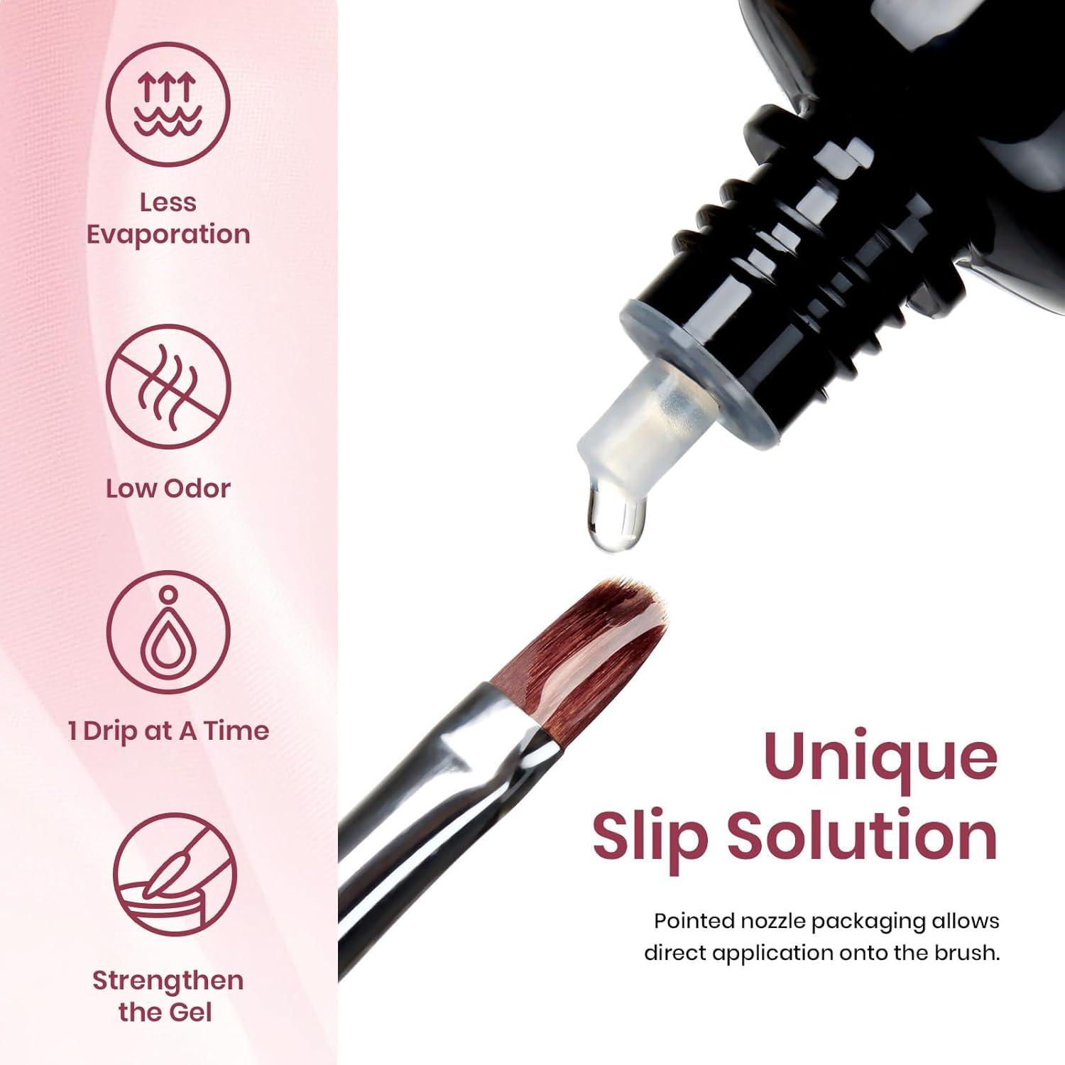 imageBeetles Poly Nail Gel Kit  6 Colors Jelly Nude Extension Kit with Slip Solution Builder Nail Enhancement for Beginner ampamp Professional Long Lasting DIY Home Christmas Gift for Women UV ampamp LED NeededExquisite Socialite