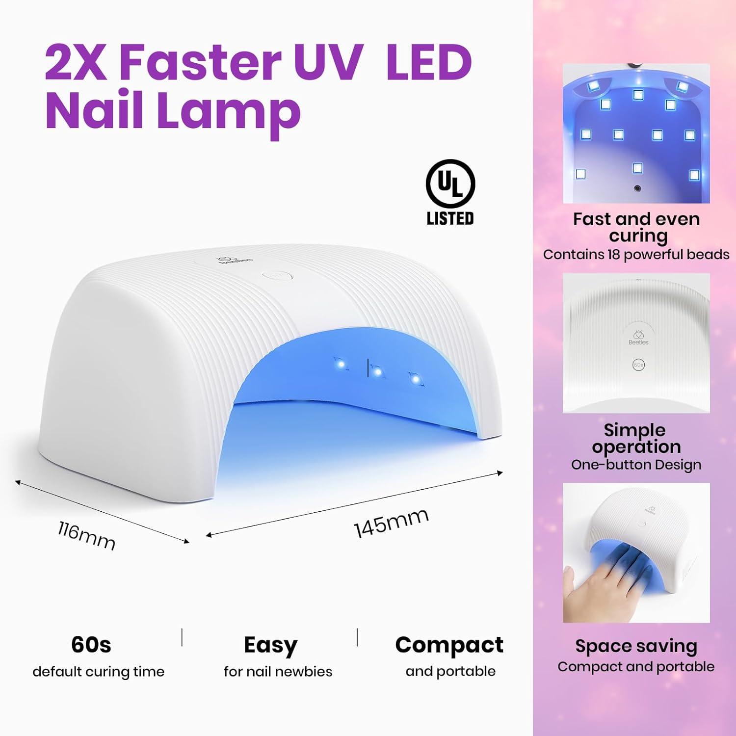 imageBeetles Poly Nail Gel Kit  6 Colors Jelly Nude Extension Kit with Slip Solution Builder Nail Enhancement for Beginner ampamp Professional Long Lasting DIY Home Christmas Gift for Women UV ampamp LED NeededRomantic Night