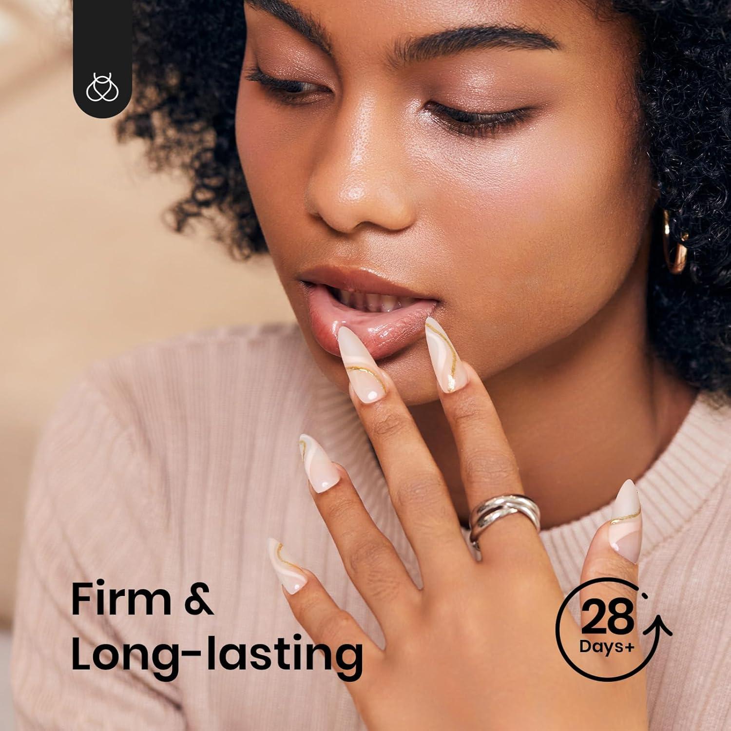 imageBeetles Poly Nail Gel Kit  6 Colors Jelly Nude Extension Kit with Slip Solution Builder Nail Enhancement for Beginner ampamp Professional Long Lasting DIY Home Christmas Gift for Women UV ampamp LED NeededGentle Whisper