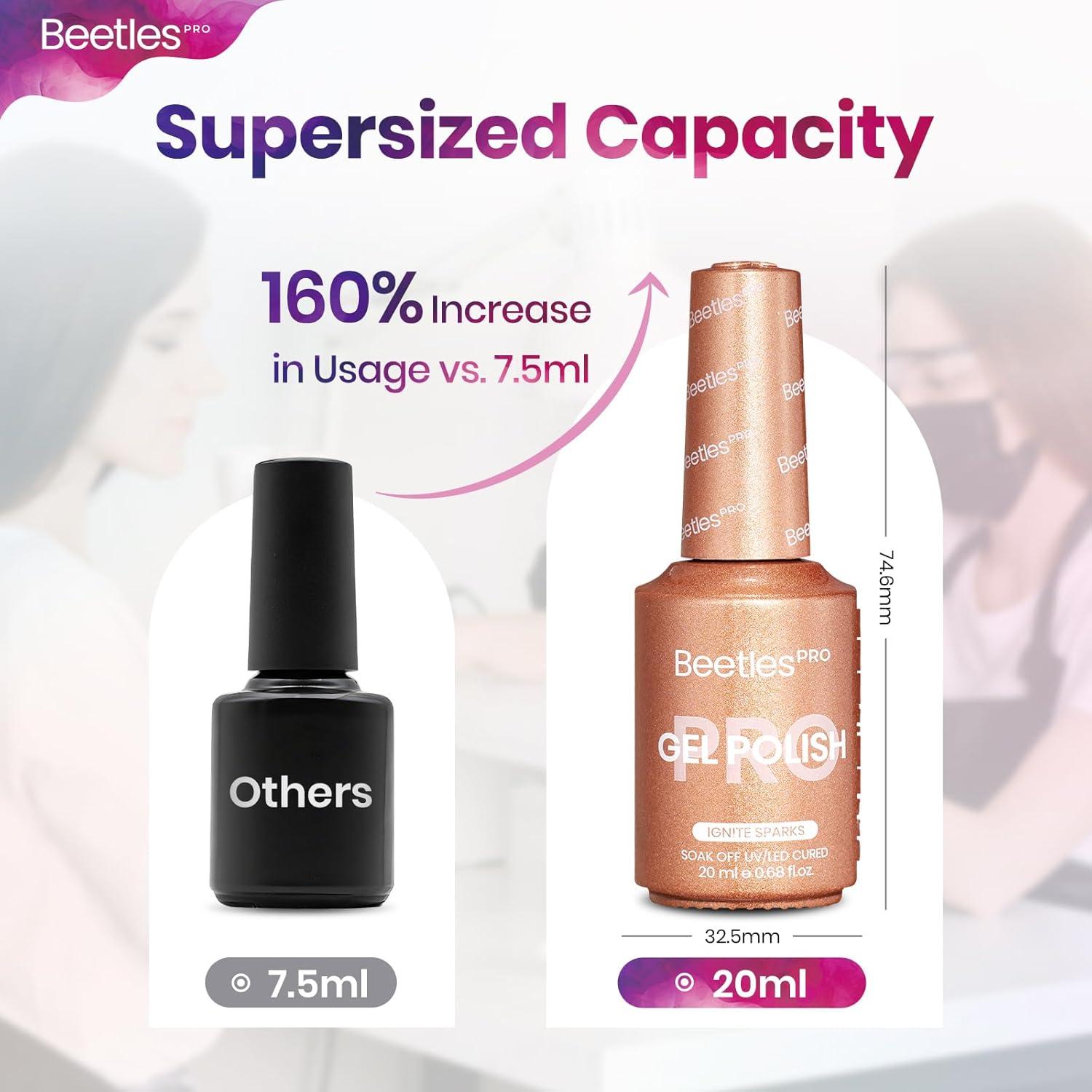 imageBeetles Pro Pink Gel Polish  Shake It Off 1 Pcs 20ml Nude Pink Color Gel Polish UV Nail Lamp Cure Needed Nail Arts SalonQuality Shine Long LastingIgnite Sparks