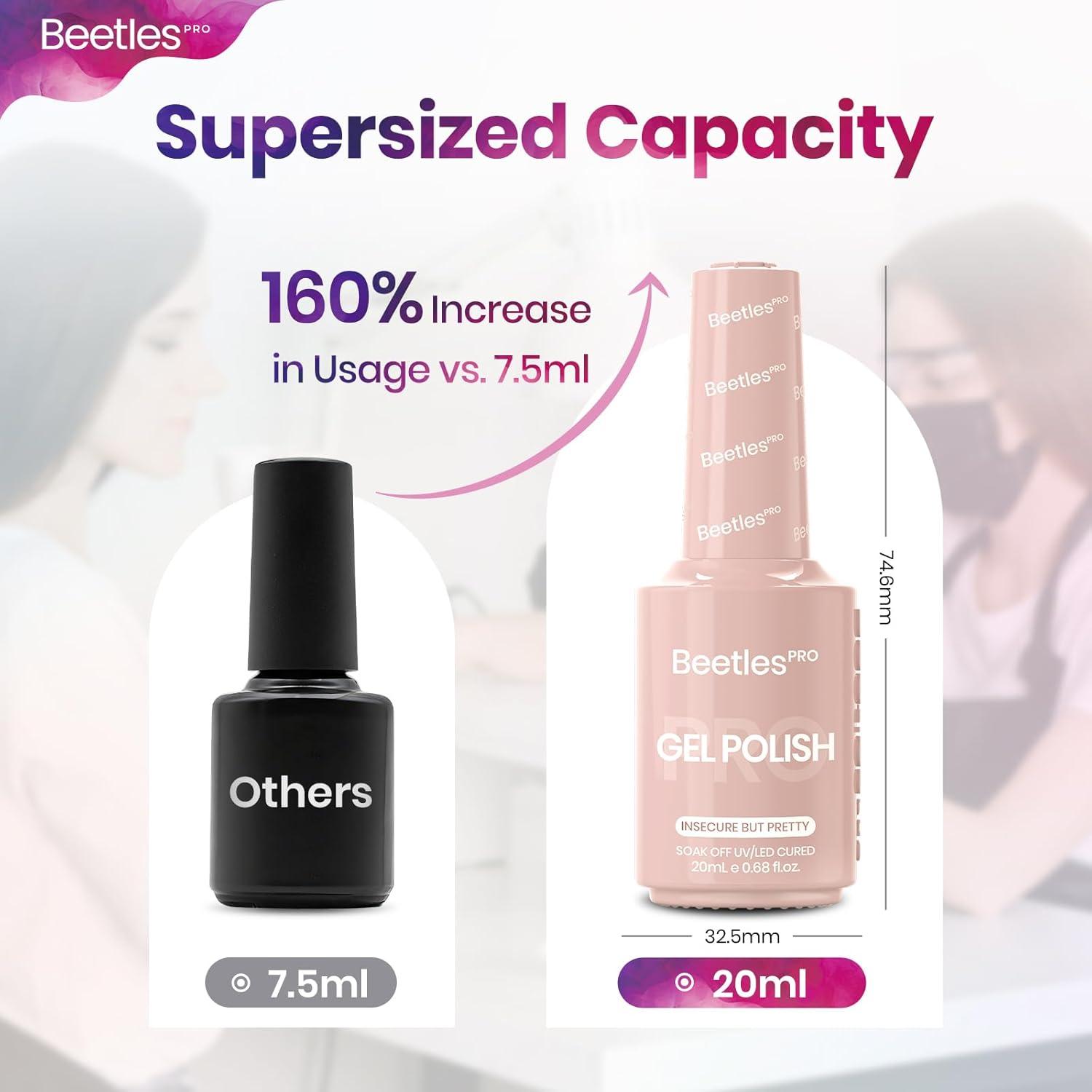 imageBeetles Pro Pink Gel Polish  Shake It Off 1 Pcs 20ml Nude Pink Color Gel Polish UV Nail Lamp Cure Needed Nail Arts SalonQuality Shine Long LastingInsecure but Pretty