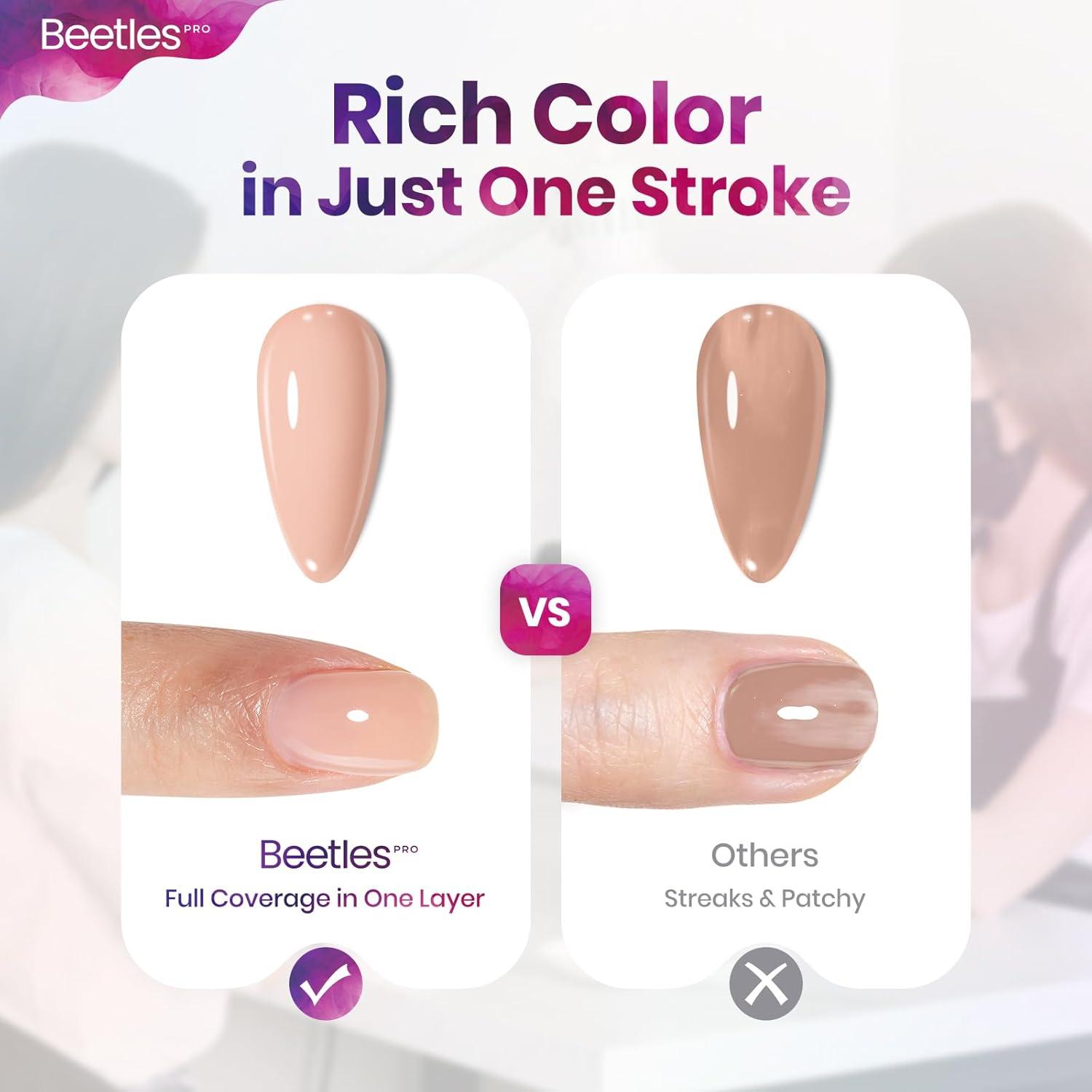 imageBeetles Pro Pink Gel Polish  Shake It Off 1 Pcs 20ml Nude Pink Color Gel Polish UV Nail Lamp Cure Needed Nail Arts SalonQuality Shine Long LastingInsecure but Pretty