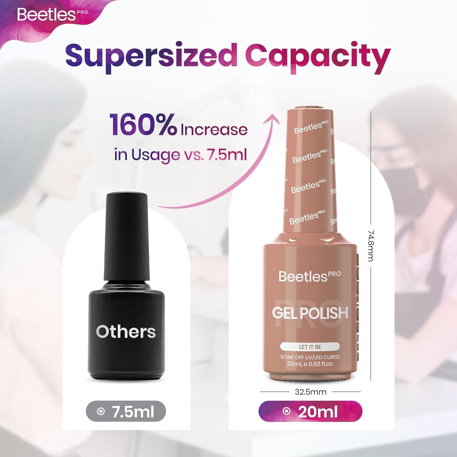 imageBeetles Pro Pink Gel Polish  Shake It Off 1 Pcs 20ml Nude Pink Color Gel Polish UV Nail Lamp Cure Needed Nail Arts SalonQuality Shine Long LastingLet It Be