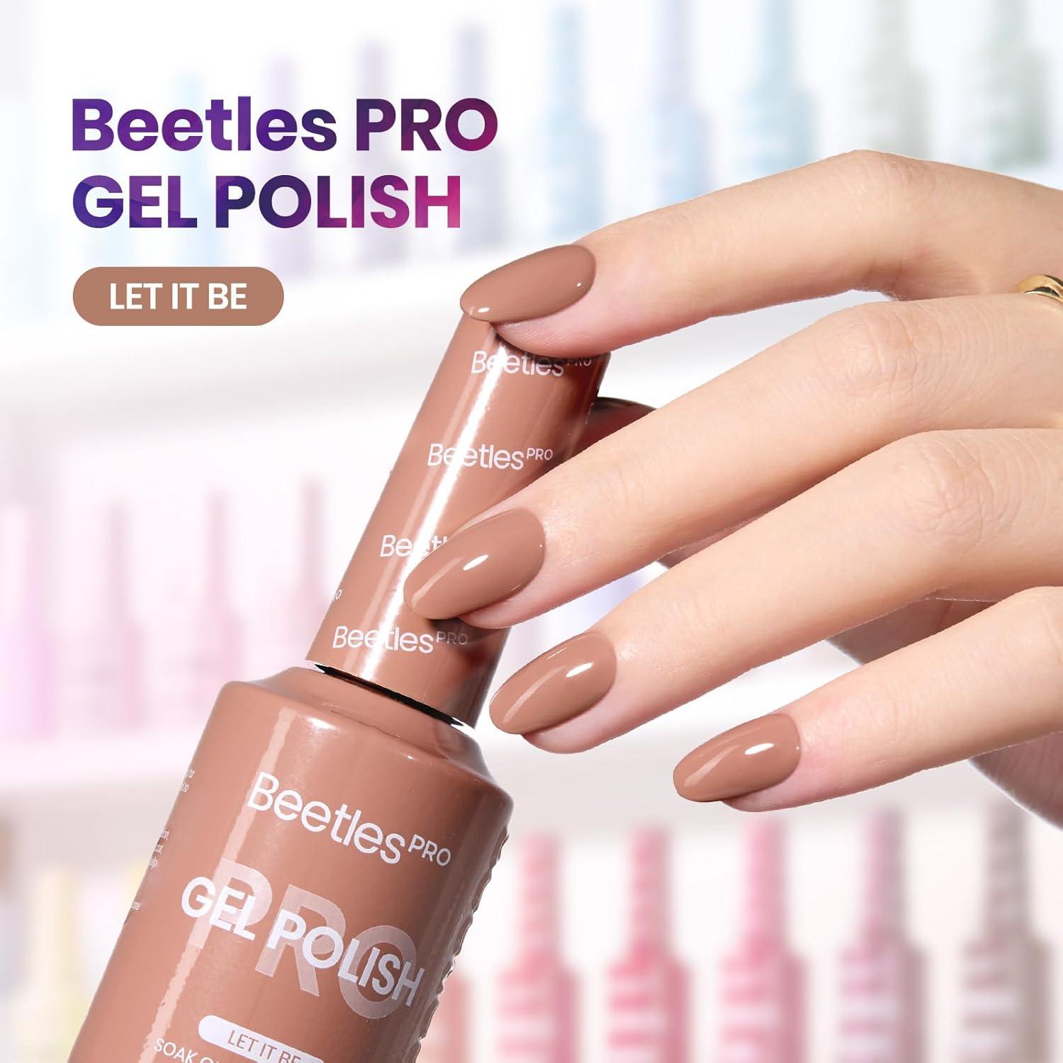imageBeetles Pro Pink Gel Polish  Shake It Off 1 Pcs 20ml Nude Pink Color Gel Polish UV Nail Lamp Cure Needed Nail Arts SalonQuality Shine Long LastingLet It Be