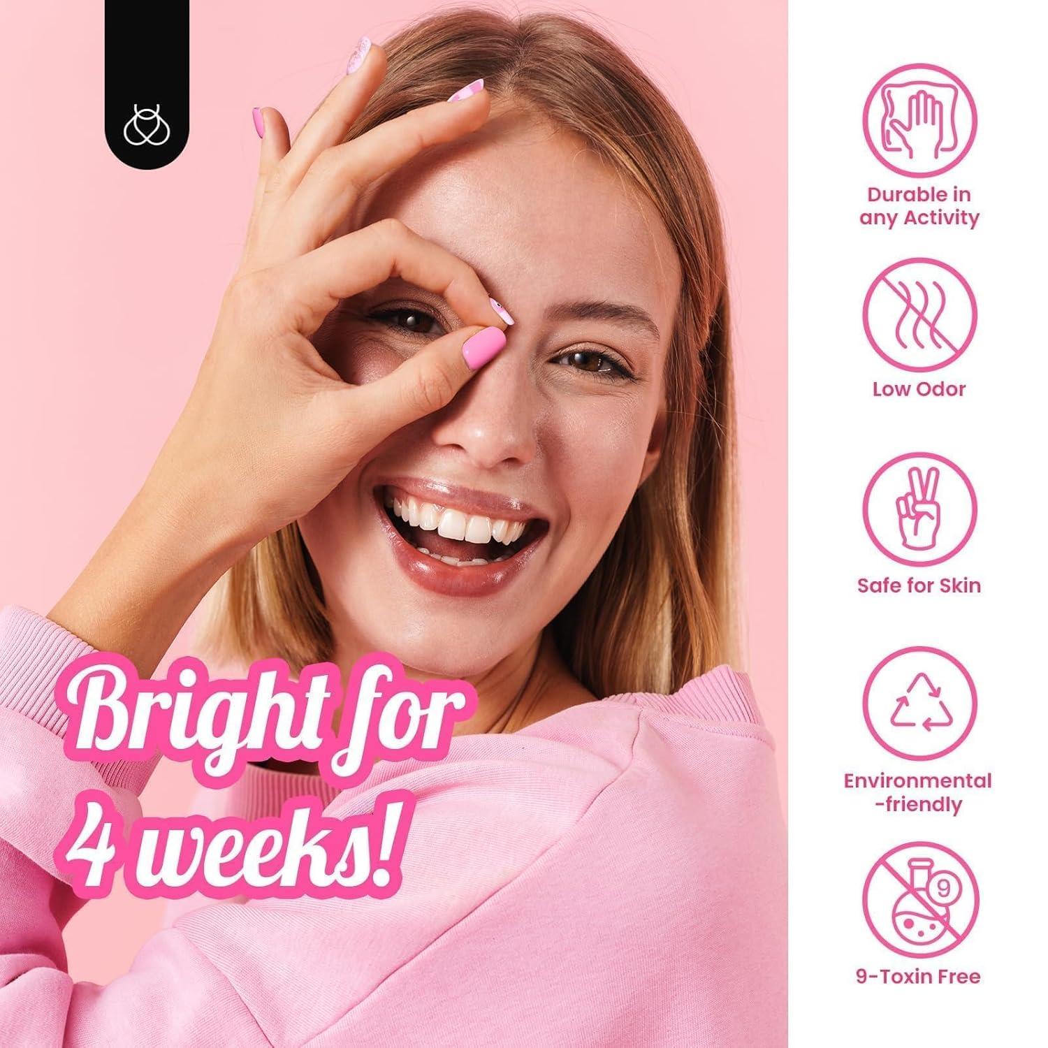 imageBeetles Summer Gel Liner Nail Polish Set  6 Neon Gel Nail Polish Colors Hot Pink Orange Blue Yellow Paint for Nails Built Thin Brush in Bottle Soak off Uv LED Lamp Nails ArtSparkly Lollipop