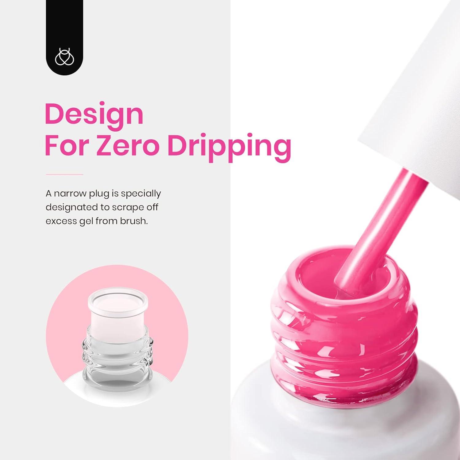 imageBeetles Summer Gel Liner Nail Polish Set  6 Neon Gel Nail Polish Colors Hot Pink Orange Blue Yellow Paint for Nails Built Thin Brush in Bottle Soak off Uv LED Lamp Nails ArtSmile Time