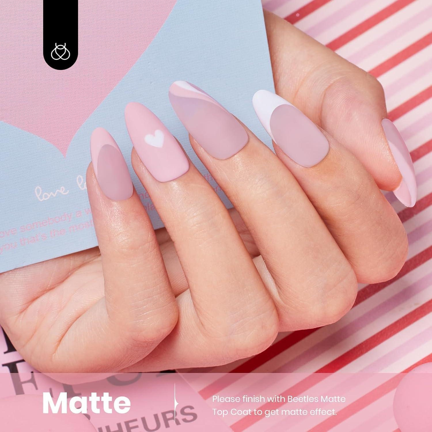 imageBeetles Winter Gel Polish Hema Free Brown Gel Nail Polish Soak Off Uv LED Nail Lamp 15ml DIY Home Manicure Salon Gift for Women Beyonce CaramelFairy Floss