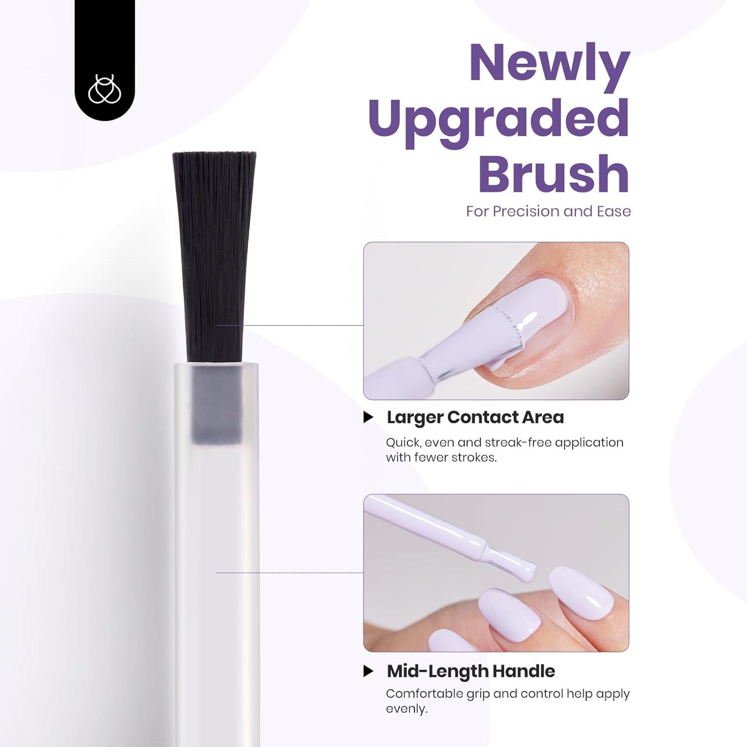 imageBeetles Winter Gel Polish Hema Free Brown Gel Nail Polish Soak Off Uv LED Nail Lamp 15ml DIY Home Manicure Salon Gift for Women Beyonce CaramelLavender Haze