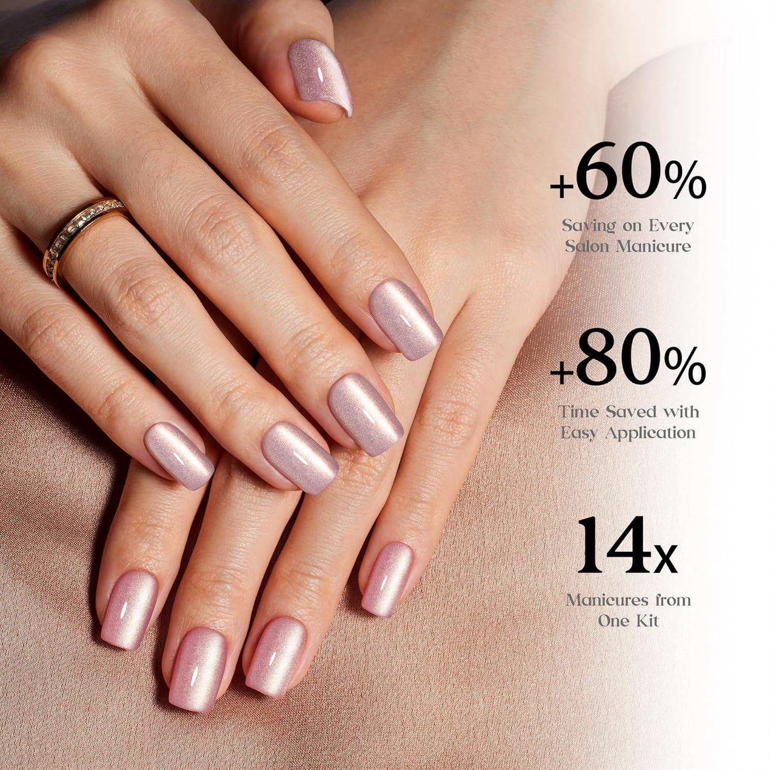 imageBeetles X Press Plus Red French Tip Nails  Crimson French  5 Colors Christmas Press On Nails Short Square  16 Sizes 160 Pcs Natural Salon Quality For Fall Nails2S SquareCat Eye Candy Nova