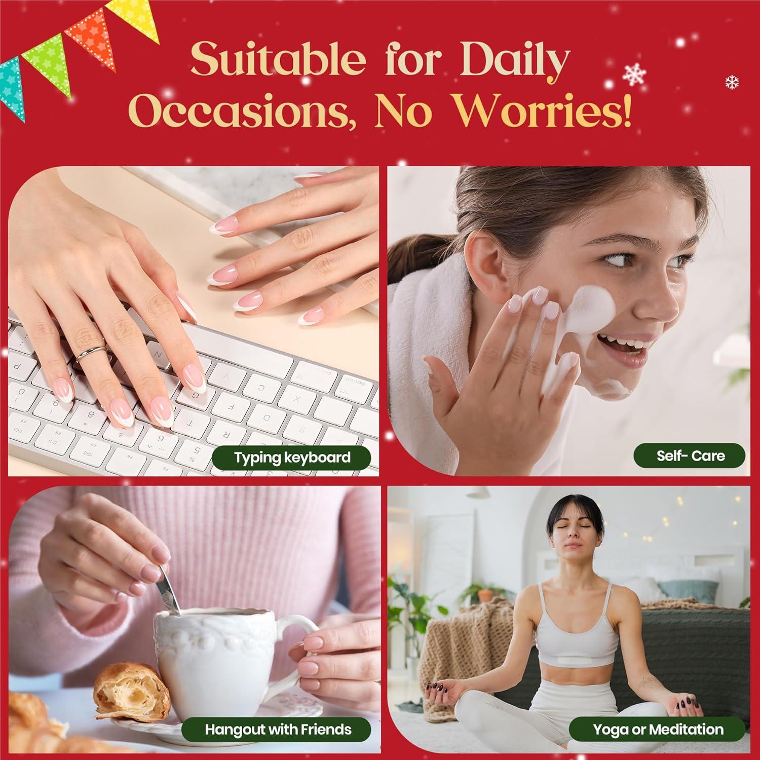 imageBeetles X Press Plus on Nails Kit Summer Pretty Box with Picnic Basket AllinOne Summer French Tips Press on Nails Kit with Nail Gels and Tools Best Gift for Girls Women2025 Limited Edition9Beetles X PressPearl French