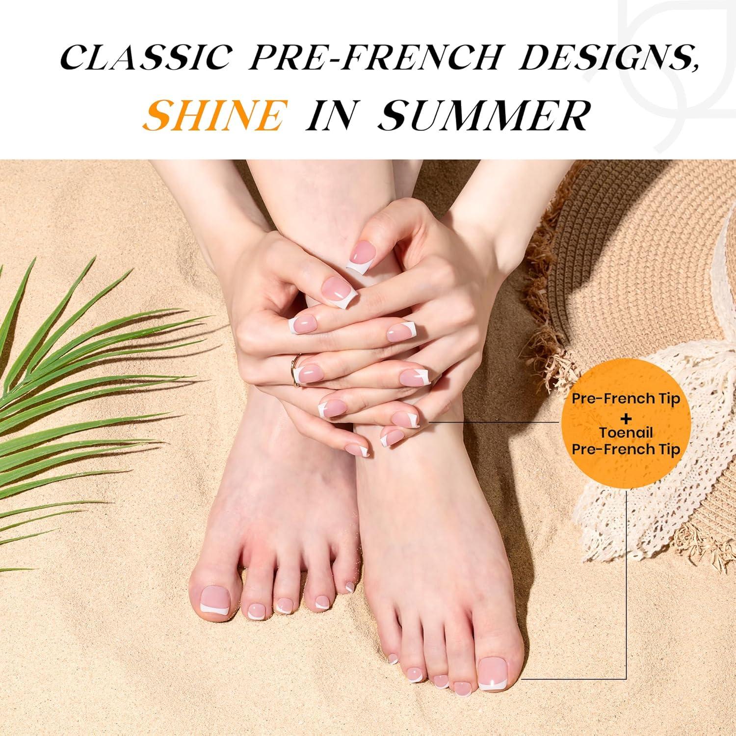 imageBeetles X Press Plus on Nails Kit Summer Pretty Box with Picnic Basket AllinOne Summer French Tips Press on Nails Kit with Nail Gels and Tools Best Gift for Girls Women2025 Limited Edition0Beetles Summer Pretty Box0