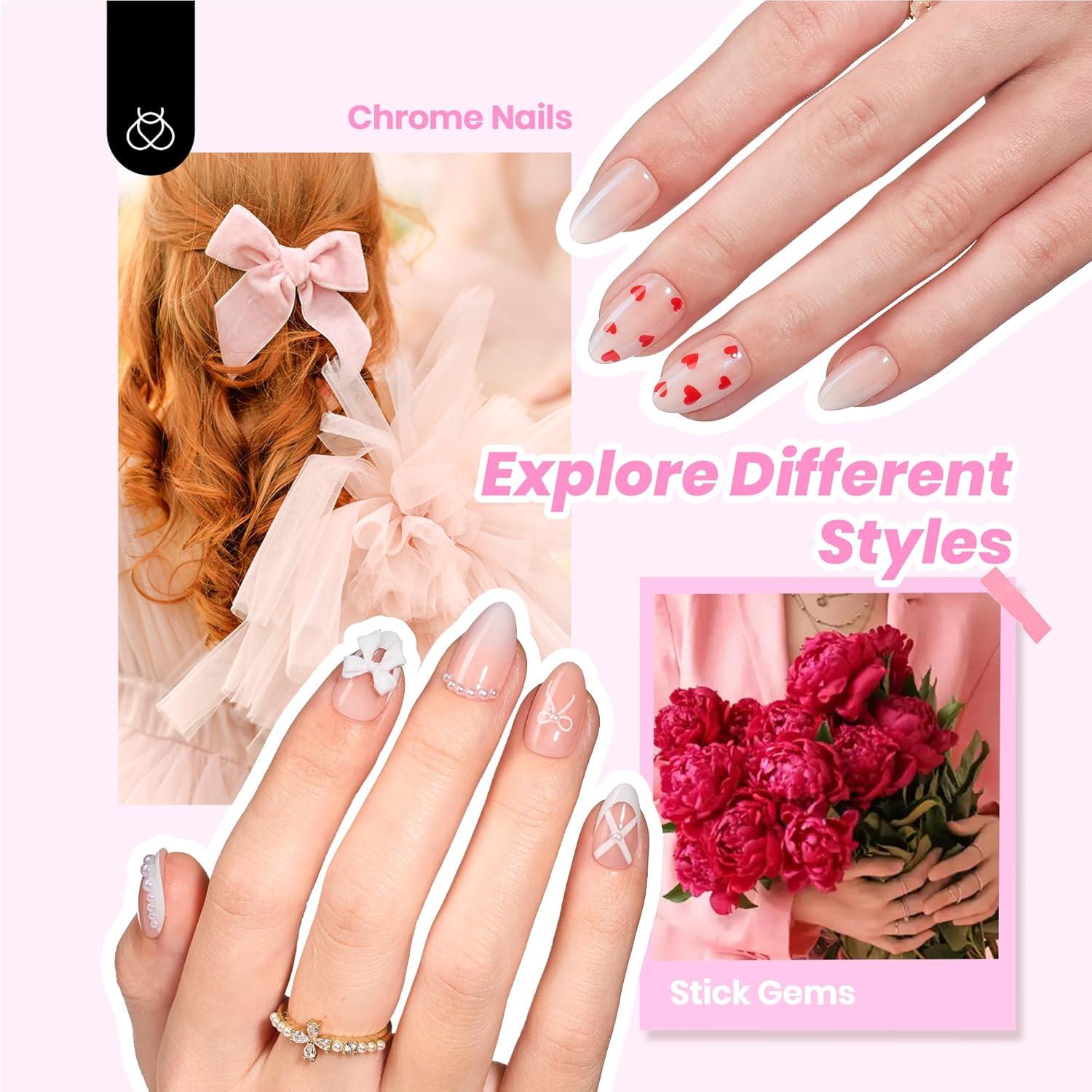 imageBeetles X Press Plus on Nails Kit Summer Pretty Box with Picnic Basket AllinOne Summer French Tips Press on Nails Kit with Nail Gels and Tools Best Gift for Girls Women2025 Limited Edition1Beetles X Press Kit DIY