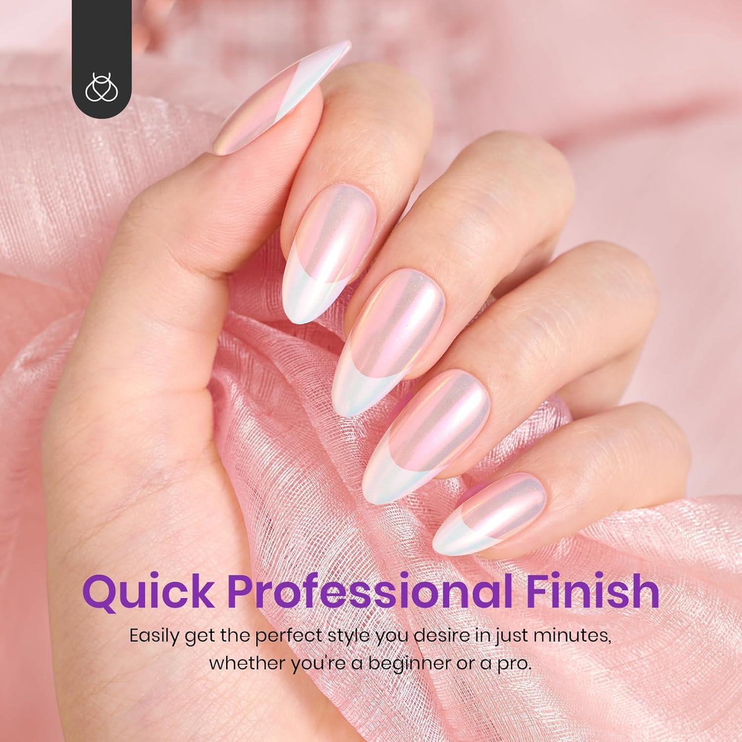 imageBeetles X Press Plus on Nails Kit Summer Pretty Box with Picnic Basket AllinOne Summer French Tips Press on Nails Kit with Nail Gels and Tools Best Gift for Girls Women2025 Limited EditionBMedium Amlond