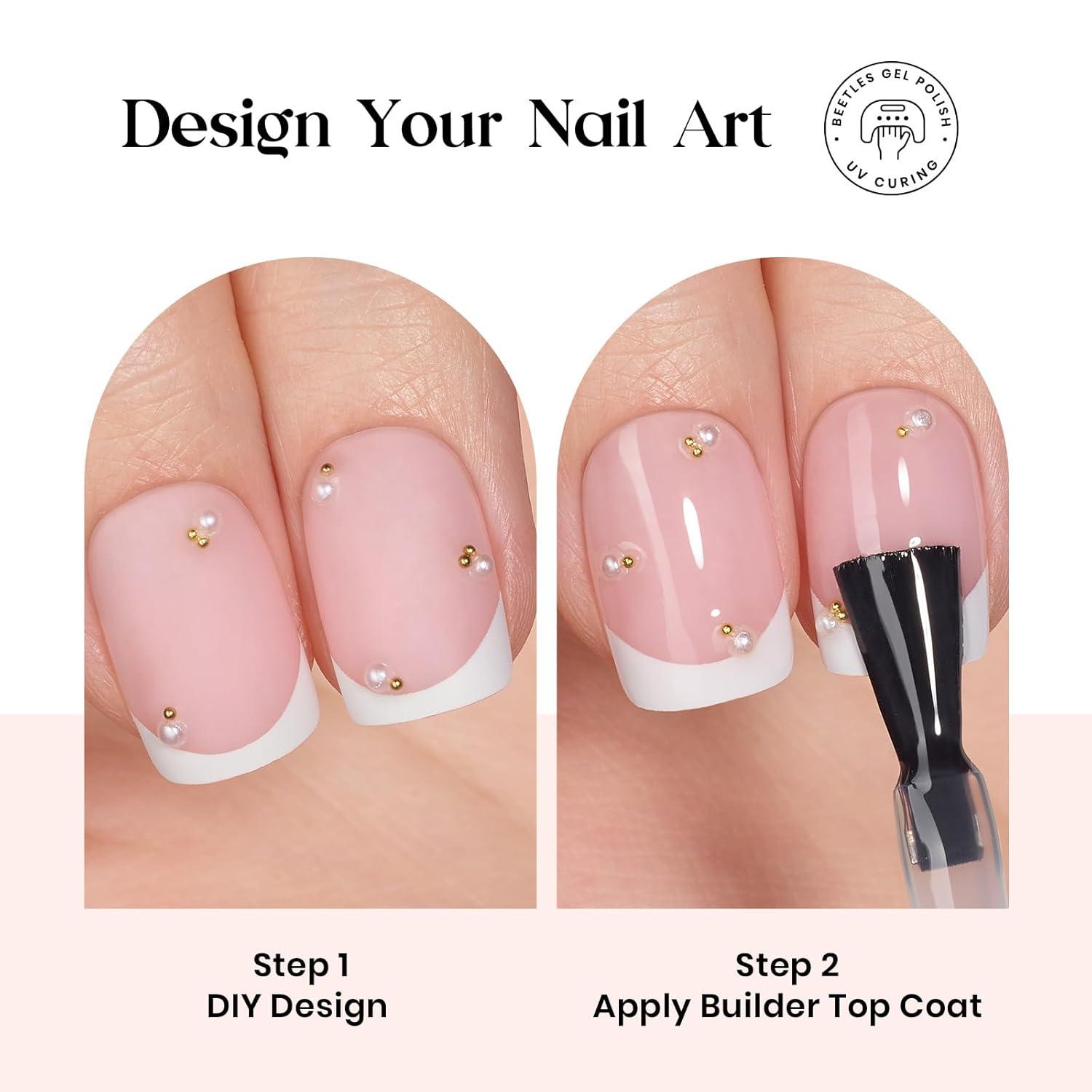 imageBeetles X Press Plus on Nails Kit Summer Pretty Box with Picnic Basket AllinOne Summer French Tips Press on Nails Kit with Nail Gels and Tools Best Gift for Girls Women2025 Limited Edition6Beetles X Press Kit6