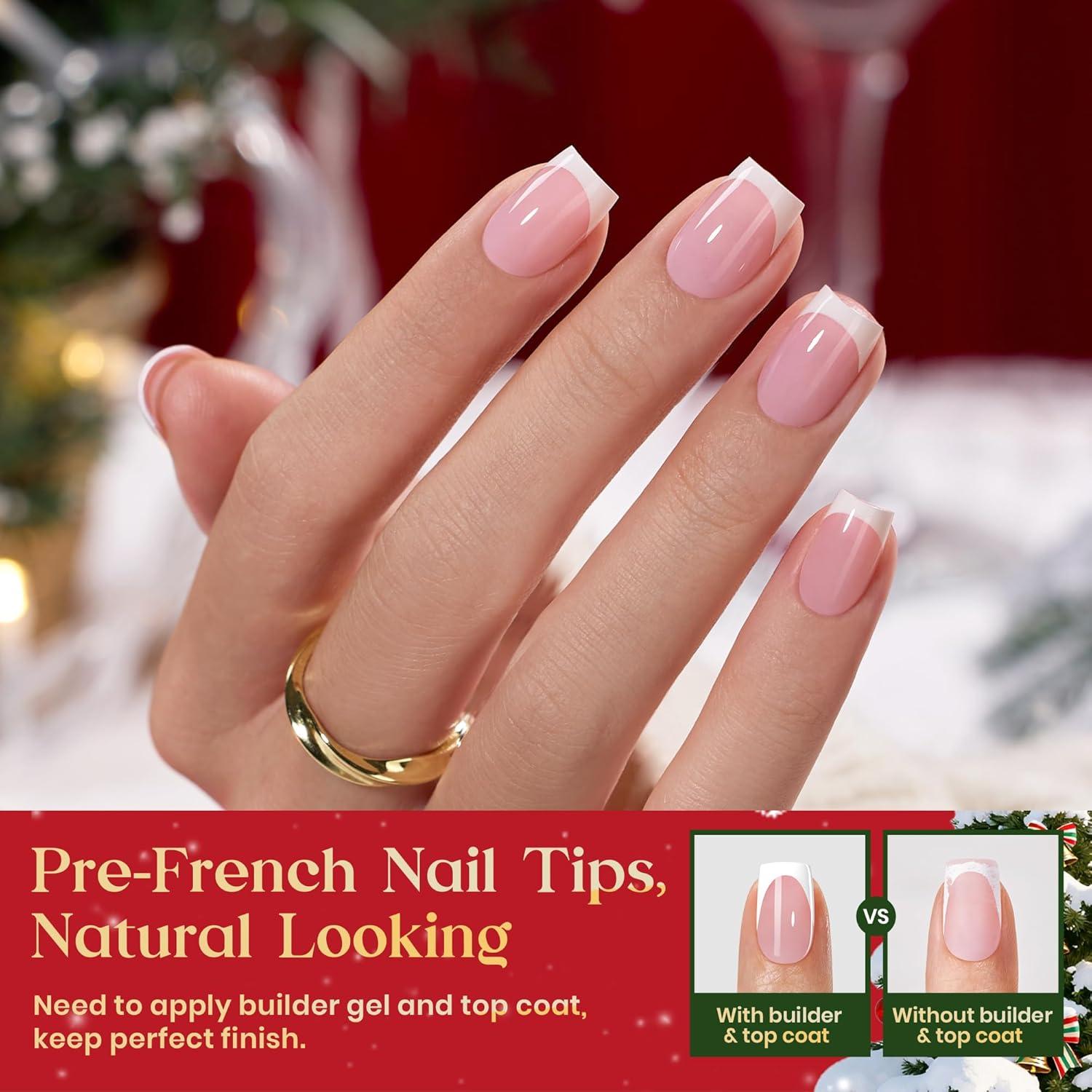 imageBeetles X Press Plus on Nails Kit Summer Pretty Box with Picnic Basket AllinOne Summer French Tips Press on Nails Kit with Nail Gels and Tools Best Gift for Girls Women2025 Limited Edition9Beetles X PressPearl French