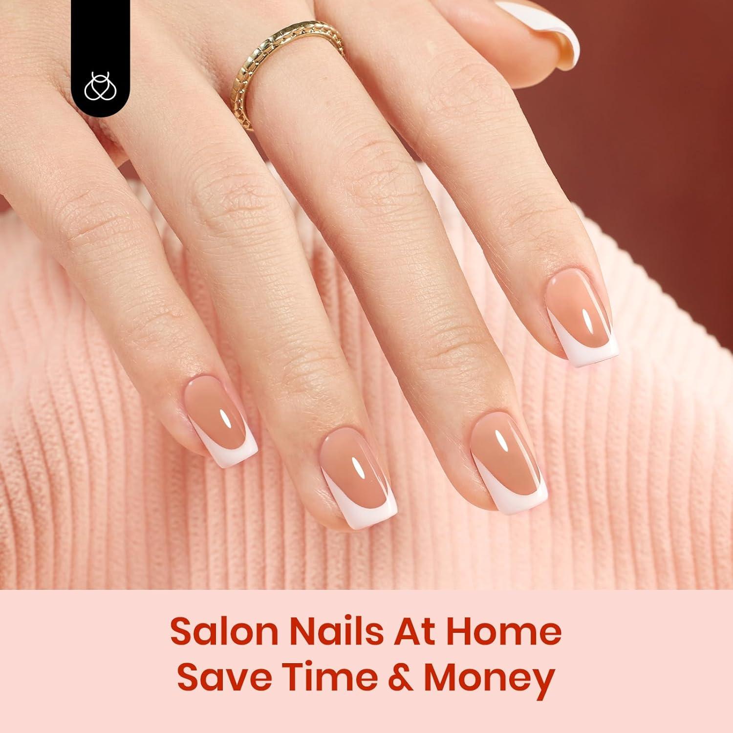 imageBeetles X Press Plus on Nails Kit Summer Pretty Box with Picnic Basket AllinOne Summer French Tips Press on Nails Kit with Nail Gels and Tools Best Gift for Girls Women2025 Limited Edition3Beetles X Press Kit3