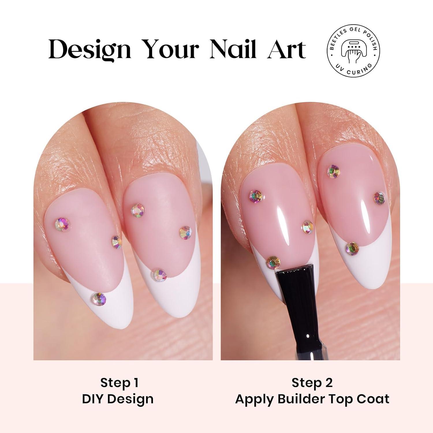 imageBeetles X Press Plus on Nails Kit Summer Pretty Box with Picnic Basket AllinOne Summer French Tips Press on Nails Kit with Nail Gels and Tools Best Gift for Girls Women2025 Limited Edition7Beetles X Press Kit7