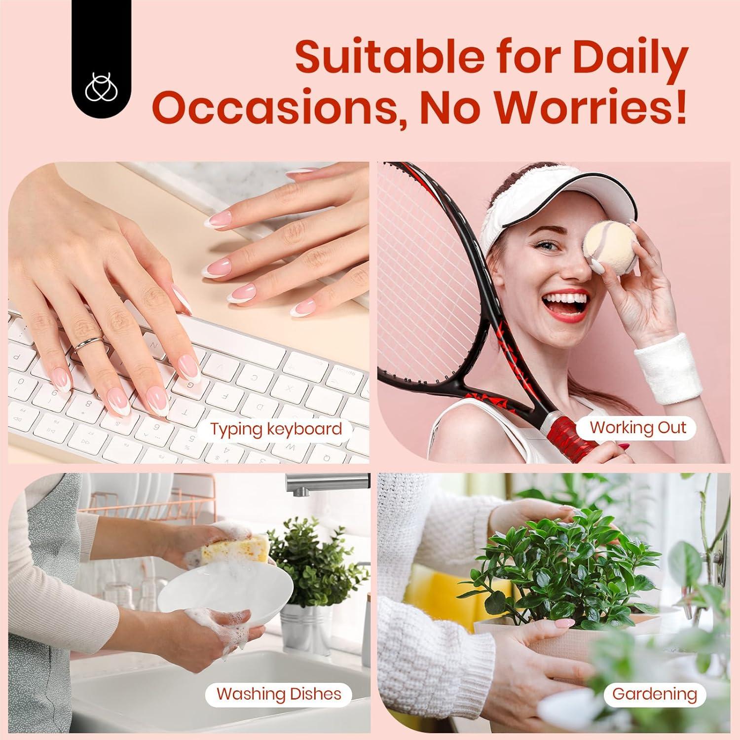 imageBeetles X Press Plus on Nails Kit Summer Pretty Box with Picnic Basket AllinOne Summer French Tips Press on Nails Kit with Nail Gels and Tools Best Gift for Girls Women2025 Limited Edition3Beetles X Press Kit3