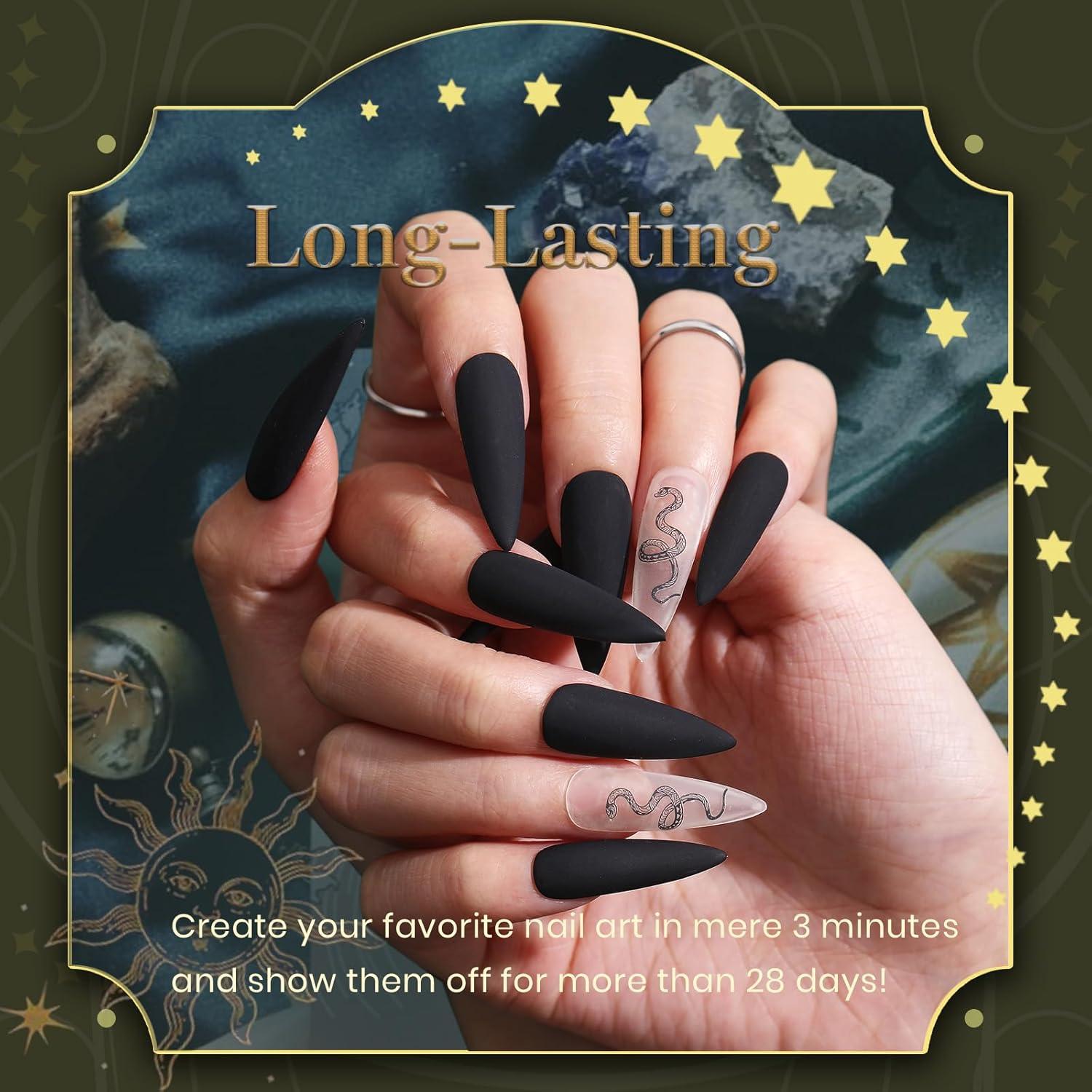 imagebeetles Gel Polish Kit Nude Gray Pink Blue Burgundy Glitter Gel Polish Set Modern Muse Collection with 3Pcs Base Matte Glossy Top Coat Soak off Uv Gel for Women00 Lucky Tarot