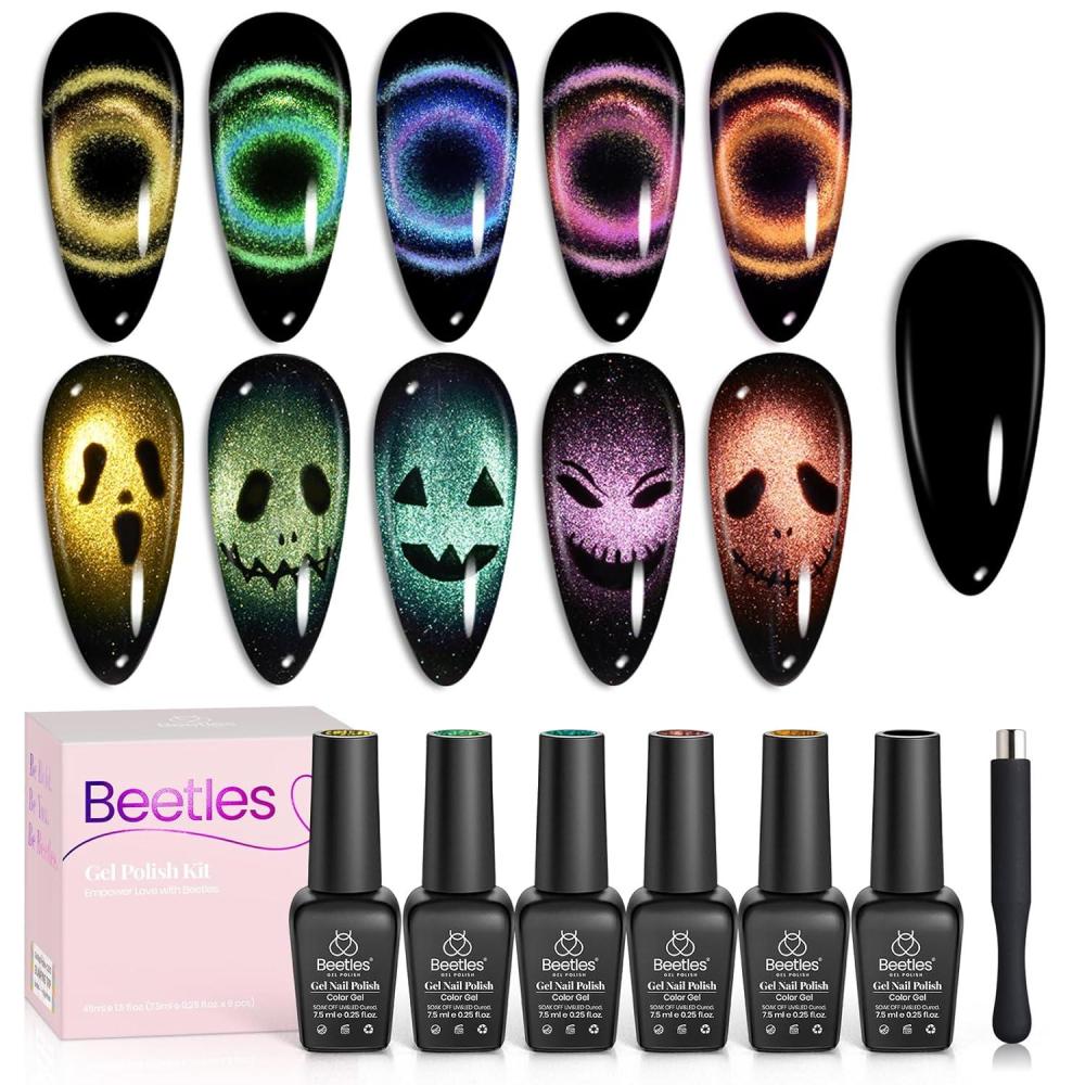 imageBeetles Blooming Gel Nail Polish HEMA Free Blossom Gel Polish 1 Pcs 20ml with Nail Brush for Spreading Effect Marble Natural Stone Watercolor Floral Soak off U v DIY Nails Gifts for Women00Galaxy Party
