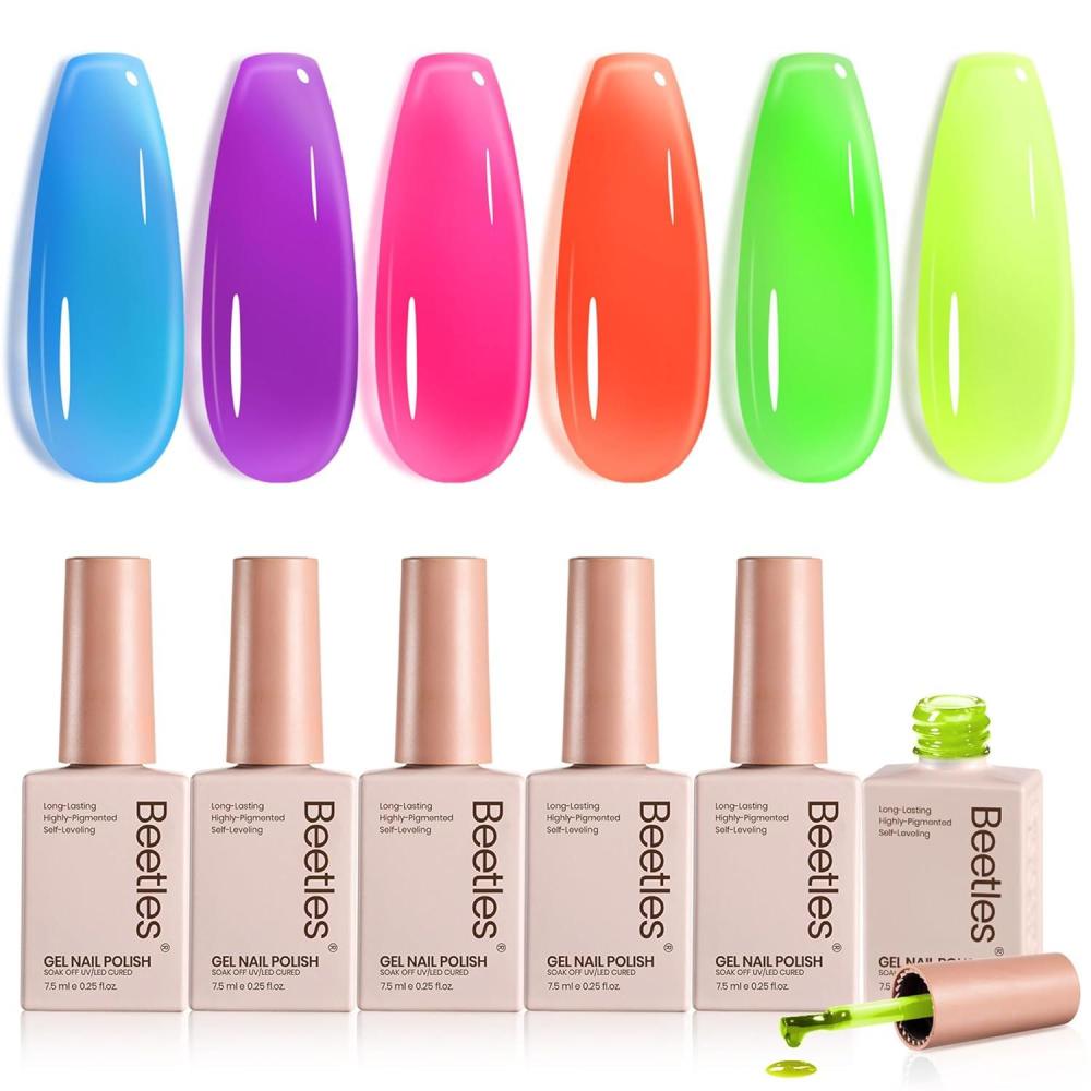 imageBeetles Blooming Gel Nail Polish HEMA Free Blossom Gel Polish 1 Pcs 20ml with Nail Brush for Spreading Effect Marble Natural Stone Watercolor Floral Soak off U v DIY Nails Gifts for WomenJelly Gels