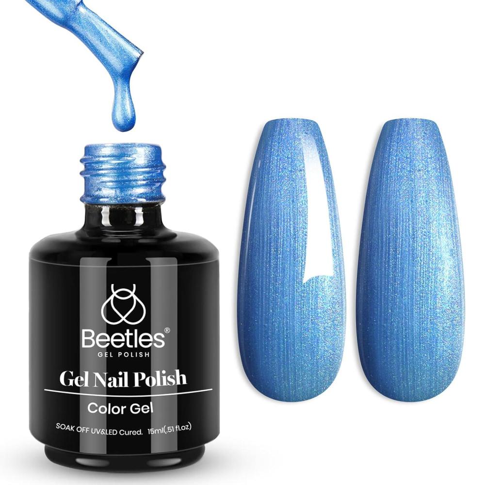 imageBeetles Galaxy Wish Silver Cat Eye Gel Nail Polish  15ML Christmas Silver Glitter Cat Eye Gel Polish with Magnet Soak Off UV Velvet Nail Polish Salon DIY Manicure Winter Gift for Women119summer nights dream