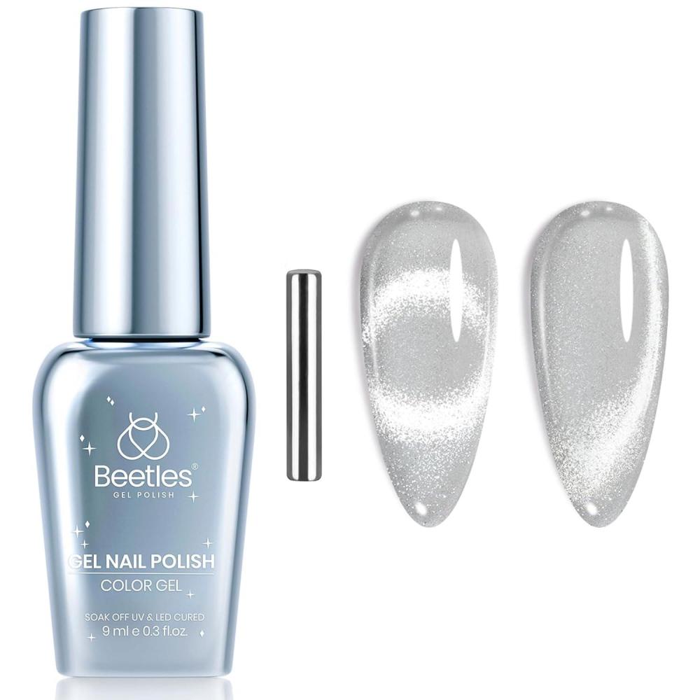 imageBeetles Halloween Gel Nail Polish  Luminous Orange Glow in the Dark Gel Polish Soak Off Uv LED Nail Lamp Halloween Nail Art Manicure Salon DIY Home 05Oz1Sliver Dreamscape