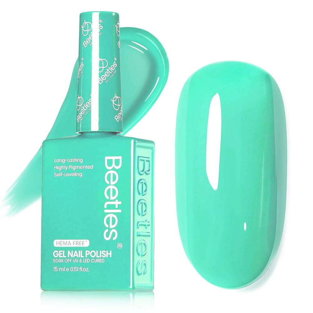 imageBeetles Nude Pink Gel Nail Polish  Misty Rose Jelly Gel Polish Hema Free Natural Nude Pink Nail Polish Nail Concealer Sheer Translucent Effect Soak Off UV Nail Art Manicure Gift for Women 15MLHemafree Island Reverie