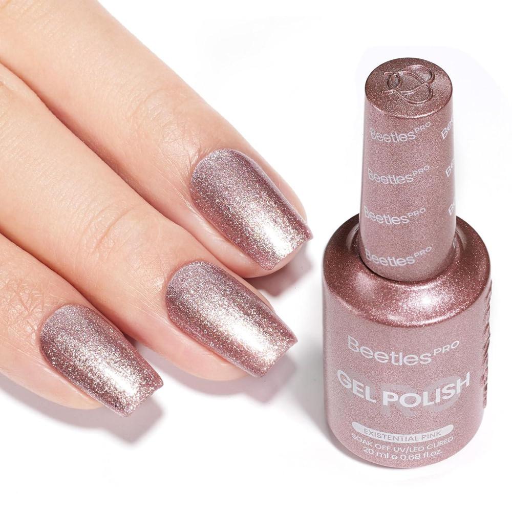 imageBeetles Pro Pink Gel Polish  Shake It Off 1 Pcs 20ml Nude Pink Color Gel Polish UV Nail Lamp Cure Needed Nail Arts SalonQuality Shine Long LastingExistential Pink