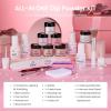 imageBeetles Dip Powder Nail Starter Kit 7 Colors Nude Pink Brown Snow White Translucent Dipping Powder Liquid DIY Set with Complete Accessories