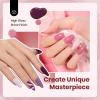 imageBeetles Jelly Gel Nail Polish Set  6 Colors 15ML Full Size Hema Free Nude Pink Brown Milky White Sheer Gel Polish Kit Translucent Effect Soak Off UV Colorful Bottle Gel Gift for WomenEmotional Symphony