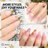 imageBeetles Jelly Gel Nail Polish Set  Ballet Dress Jelly Gel Polish 6 Colors Milky Pink Nude Pink Sheer Gel Nail Kit Transparent Effect Soak Off UV DIY Manicure French Nail Art Gifts for Women000Rose Veil