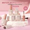 imageBeetles Jelly Gel Nail Polish Set  Ballet Dress Jelly Gel Polish 6 Colors Milky Pink Nude Pink Sheer Gel Nail Kit Transparent Effect Soak Off UV DIY Manicure French Nail Art Gifts for Women000Understated Grace