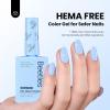 imageBeetles Nude Pink Gel Nail Polish  Misty Rose Jelly Gel Polish Hema Free Natural Nude Pink Nail Polish Nail Concealer Sheer Translucent Effect Soak Off UV Nail Art Manicure Gift for Women 15MLHemafree Blue Memories