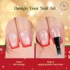 imageBeetles X Press Plus Gel Nails Kit  Christmas Glitz  7 Desgin Christmas Press On Nails Short Square  224Pcs 16 Sizes AllinOne Kit With Nail GlueRemoverBuilder Top CoatNail Lamp Gift1S SquareChristmas Crimson French Kit