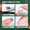 imageBeetles 3D Gel Nail Art KitChristmas Limited 3D Nail Art 4 Colors Clear Pink White Sculpting Gel NonSticky Hand Sculpting Building for DIY UV ampamp LED Lamp Cured NeededChristmas Gift for Women00Christams Limited 3D Gel Nail Art Kit