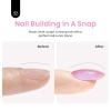 imageBeetles Builder Gel Set HEMA FreeWhispered Petals 4 Colors 8 in 1 Thickening Strengthening Building Apex with BaseampampTop Coat Gel for Beginner DIY Salon at Home UV ampamp LED Nude Pink Builder Nail GelPearly Moonstone