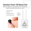 imageBeetles Gel Base and Top Coat Set Valentines Limited 2Pcs 15ml No Wipe Top Coat Gel Nail Polish amp Strong Adhesion Base Coat Long Lasting UV Lamp Needed Nail Art Design Manicure Gifts for WomenPeel Off Base  Top Coat