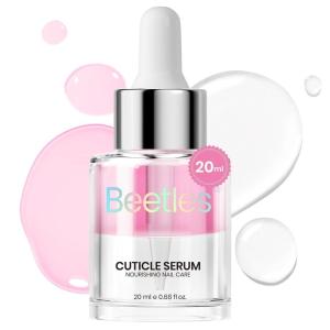 imageBeetles Cuticle Oil for Nails 20ml Olive Nail amp Cuticle Care Oil Nourishing Hydrating Cuticle Treatment Strengthen and Repair Dry Cracked Cuticles Moisturizing Nail Oil for ManicureRose Smell Pink Oil