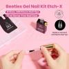 imageBeetles Gel Nail Kit EtchX Almond Short 288pcs 12 Sizes Nail tips 3Pcs 15ml HEMAFree Nail Glue Top Coat amp Base Gel Set for Acrylic and Clear Press On Nail Long Lasting Extension DIY Set at Home12 Almond Medium 288pcs Etch X Nail Kit