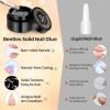 imageBeetles Gel Nail Kit EtchX Almond Short 288pcs 12 Sizes Nail tips 3Pcs 15ml HEMAFree Nail Glue Top Coat amp Base Gel Set for Acrylic and Clear Press On Nail Long Lasting Extension DIY Set at Home02 15g Solid Nail Glue Gel