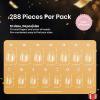 imageBeetles Gel Nail Kit EtchX Almond Short 288pcs 12 Sizes Nail tips with 10ml HemaFree Nail Glue Gel Glue on Nails for Acrylic Press On Nail PreEtched Half Matte Extension Set for Home DIY16Almond Extra Short 288pcsEtch X Nail Tips