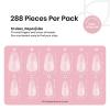 imageBeetles Gel Nail Kit EtchX Almond Short 288pcs 12 Sizes Nail tips with 10ml HemaFree Nail Glue Gel Glue on Nails for Acrylic Press On Nail PreEtched Half Matte Extension Set for Home DIY82Almond Medium 288pcs Full Matte Nail Tips