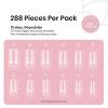 imageBeetles Gel Nail Kit EtchX Almond Short 288pcs 12 Sizes Nail tips with 10ml HemaFree Nail Glue Gel Glue on Nails for Acrylic Press On Nail PreEtched Half Matte Extension Set for Home DIY35Square Medium 288pcs Etch X Nail Tips