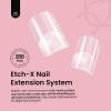 imageBeetles Gel Nail Kit EtchX Almond Short 288pcs 12 Sizes Nail tips with 10ml HemaFree Nail Glue Gel Glue on Nails for Acrylic Press On Nail PreEtched Half Matte Extension Set for Home DIY83Square Short 288pcs Full Matte Nail Tips