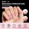 imageBeetles Gel Nail Kit FlatX Square Short 320pcs 16 Sizes Nail tips with 15g Nail Glue Gel HandsFree 75ml Base Gel amp Top Coat Mini Lamp for Acrylic Press On Nail Extension DIY Set at Home42 Almond Short 320pcs 16 Sizes FlatX Kit