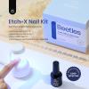 imageBeetles Gel Nail Kit FlatX Square Short 320pcs 16 Sizes Nail tips with 15g Nail Glue Gel HandsFree 75ml Base Gel amp Top Coat Mini Lamp for Acrylic Press On Nail Extension DIY Set at Home3 Short Square 504pcs EtchX Kit