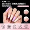 imageBeetles Gel Nail Kit FlatX Square Short 320pcs 16 Sizes Nail tips with 15g Nail Glue Gel HandsFree 75ml Base Gel amp Top Coat Mini Lamp for Acrylic Press On Nail Extension DIY Set at Home45 Coffin Medium 320pcs 16 Sizes FlatX Kit