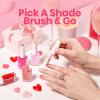 imageBeetles Pink Nail Polish Set  Loves Prism 12 Colors Valentine Quick Dry Nail Polish Set 5ml017 Fl Oz Salon Long Lasting DIY Nails Art Spring Valentines Nails Gifts for Her0Loves Prism