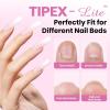 imageBeetles Tipex Lite Valentines Day Heart Cutout Nail Kit PreBuilt Apex Almond amp Stiletto Medium Nail Tips 192pcs Gel Nail Starter Set with UV Lamp Base amp Top Coat Glue Gel 6 Colors for DIY Art2DTipex LiteSquare Long 192pcs Kit